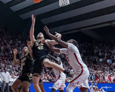 Braden Smith scores 29 and No. 2 Purdue tops No. 8 Alabama in season's first top-10 matchup