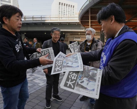 Shohei Ohtani's 4th MVP award sparks celebrations in Japan