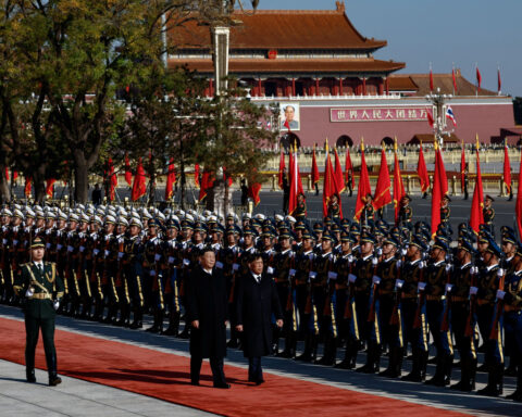 China plays up image of reliable partner as foreign monarchs visit