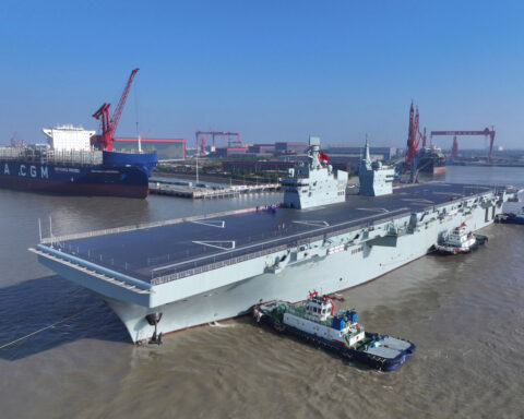 Fresh off commissioning new aircraft carrier, China starts sea trials of amphibious assault ship