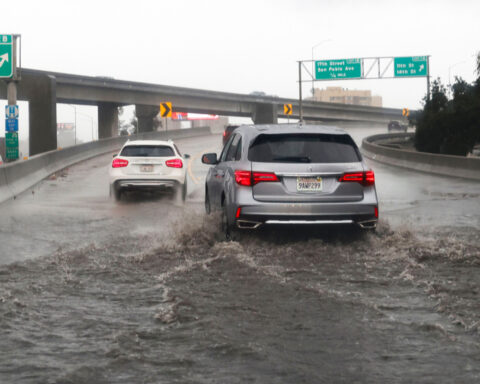 A strong Pacific storm is increasing the risk of life-threatening flooding in Southern California
