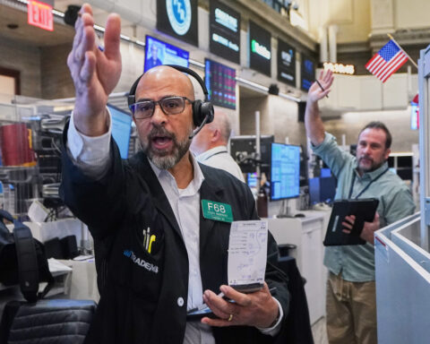 Wall Street scrambles back from a big morning loss as Nvidia and bitcoin swing