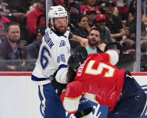 The Lightning are coming to play the Panthers, for the first time since preseason penalty-fest
