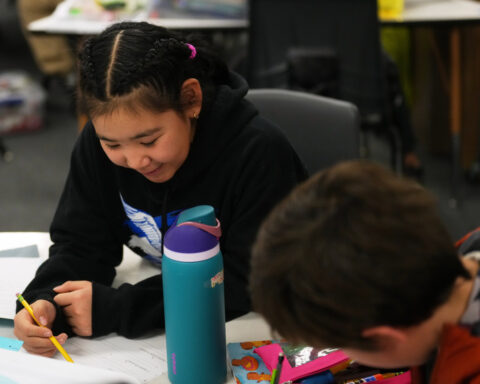 An uncommon program helps children displaced by flooding that devastated Alaska villages