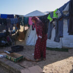 First major winter rains pummel Gaza, destroying makeshift shelters