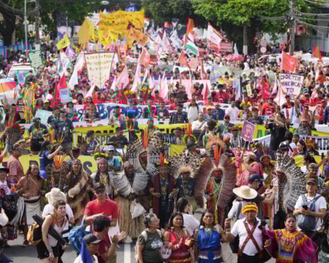 Climate protesters demand to be heard as they march on COP30 with costumes and drums