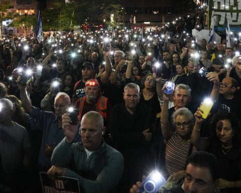First strong winter rains soak Gaza's makeshift shelters