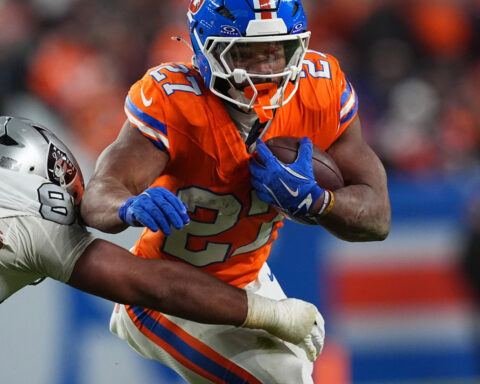 Broncos' J.K. Dobbins needs foot surgery and is likely done for season, AP source says