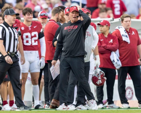 No. 11 Oklahoma travels with its defense again and upsets No. 4 Alabama 23-21