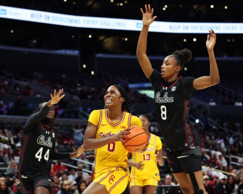 No. 2 South Carolina beats No. 8 Southern California 69-52 in 'The Real SC' matchup