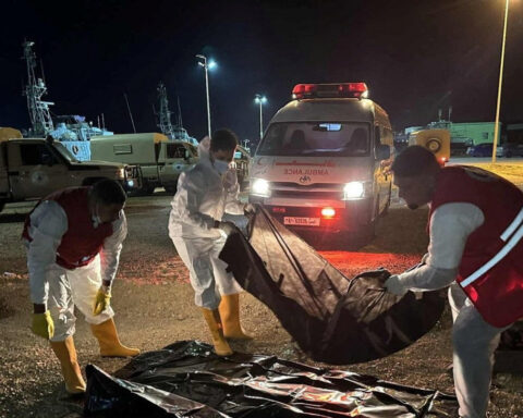 At least four dead as two migrant boats capsize off Libya's coast, Red Crescent says