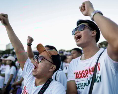 Hundreds of thousands rally in Manila against flood-control corruption scandal