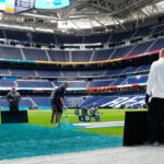 Atmosphere at Santiago Bernabeu Stadium looking a lot different ahead of 1st NFL game in Spain