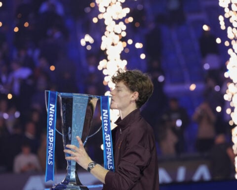 Jannik Sinner beats Carlos Alcaraz to retain ATP Finals title before his home fans