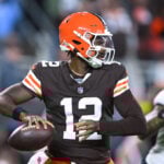 Browns QB Shedeur Sanders makes NFL debut after Dillon Gabriel departs with a head injury