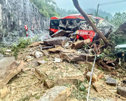 Heavy rain triggers landslides and floods in central Vietnam, killing 7