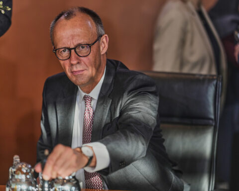 The German government says it’s lifting restrictions on exports of military equipment to Israel