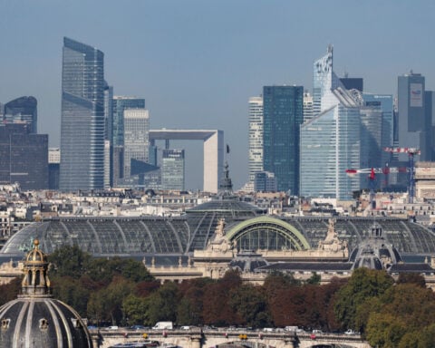 Euro zone to grow faster than expected, but defence spending boosts debt, EU Commission says