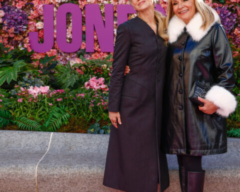 New statue of Bridget Jones joins other film icons in London's Leicester Square