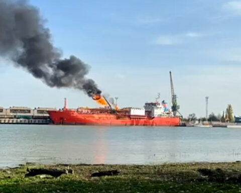 Drone strikes Turkish tanker in Ukraine's Odesa, where US natural gas will go