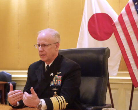 Top US admiral says he's watching China's rapid naval buildup closely