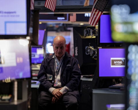 Wall Street ends sharply lower, Treasury yields slip as investors eye Nvidia results, data onslaught