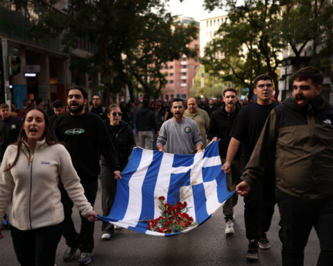 Greeks march to mark anniversary of 1973 student revolt against junta