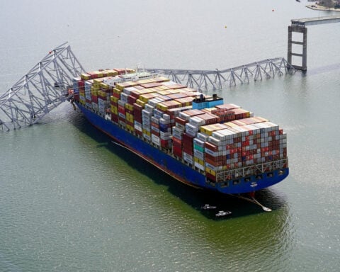 NTSB finds 2 blackouts struck huge cargo ship before it crashed into Baltimore bridge