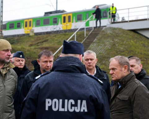 Kremlin accuses Poland of 'Russophobia' after Warsaw blames railway sabotage on Russia