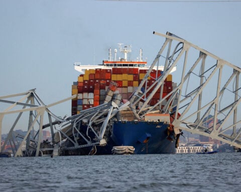 A misplaced wire label caused a power outage on a massive container ship, sending it crashing into a bridge, the NTSB finds