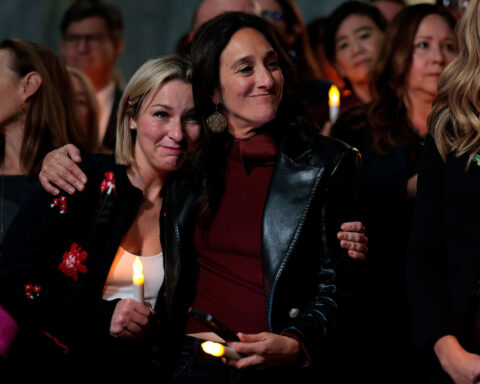 ‘We have power together’: For Epstein survivors, a day of emotion and triumph