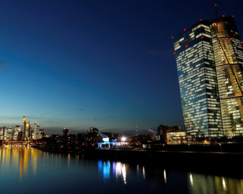 Euro zone's current account surplus widens on trade