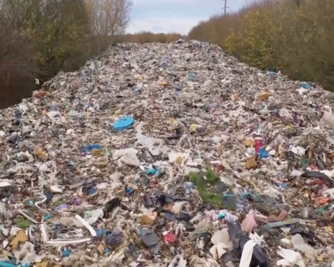 Mountain of illegally dumped trash near Oxford river causes outcry in England