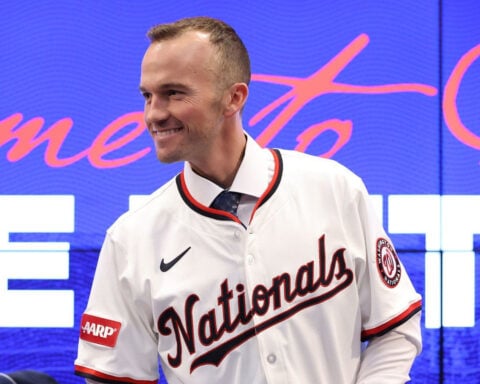 ‘All right, we’re doing this?’: Nationals new manager details how he became a dad and an MLB skipper in the same day