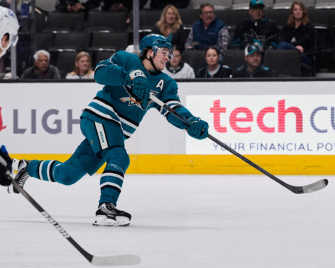 Macklin Celebrini joins Gretzky, Crosby with hat trick in Sharks' overtime win