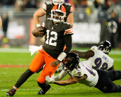 Rookie QB Shedeur Sanders will make his first NFL start for the Browns on Sunday in Las Vegas