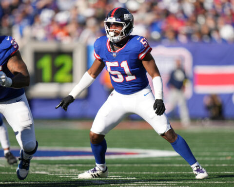 Giants' Abdul Carter is rushing to get past his public punishment