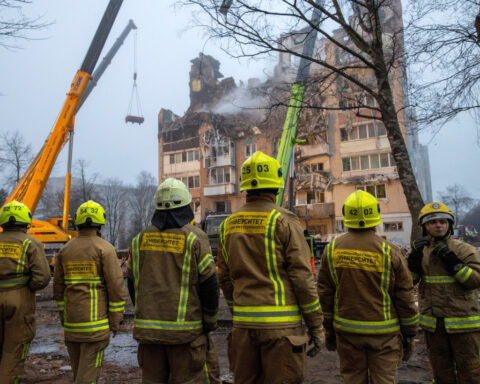 Zelenskiy says 22 people missing at the site of Russian attack in western Ukraine
