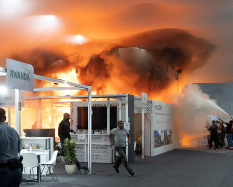 Fire disrupts COP30 climate talks as UN chief urges deal