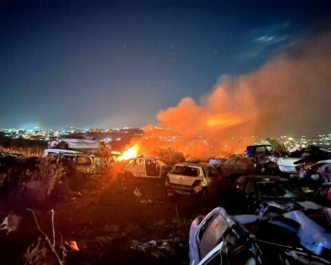 Israeli settlers torch scrapyard in West Bank arson attack as Netanyahu calls meeting on rising extremist violence