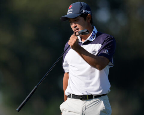 Doug Ghim ties course record with a 60 at Sea Island in big step toward keeping PGA Tour card