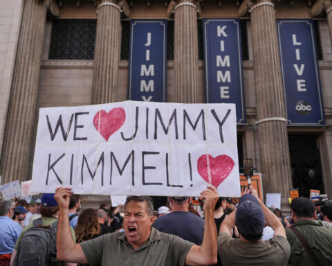 Trump steps up attacks on ABC and Jimmy Kimmel, says network should 'get the bum off the air'