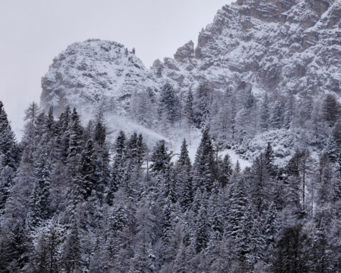 Milan Cortina Olympic mountains are wintry white after 1st big snowstorm of the season