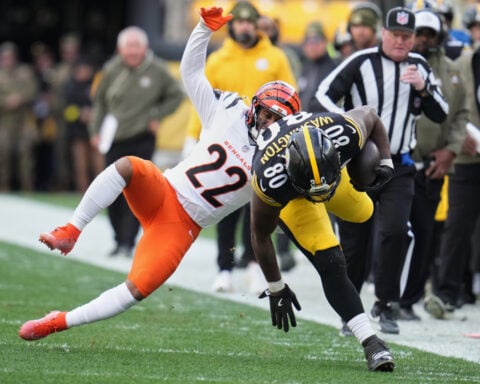 Steelers tight end Darnell Washington isn't your average NFL big guy and has the skills to prove it