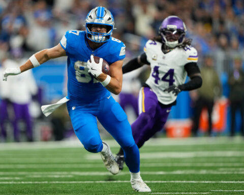 Lions TE Sam LaPorta likely out for season after having back surgery