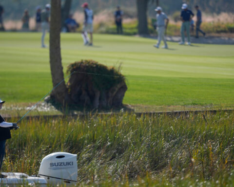 Andrew Novak takes the lead at Sea Island as others try to stay in the game to keep cards