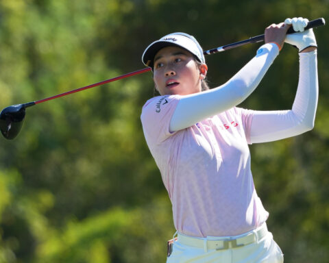 Thitikul nearly flawless for a 63 to build 3-shot lead in LPGA season finale