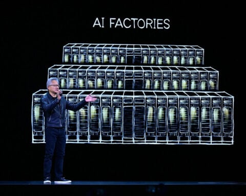 Nvidia CEO brushes off claims of an AI bubble