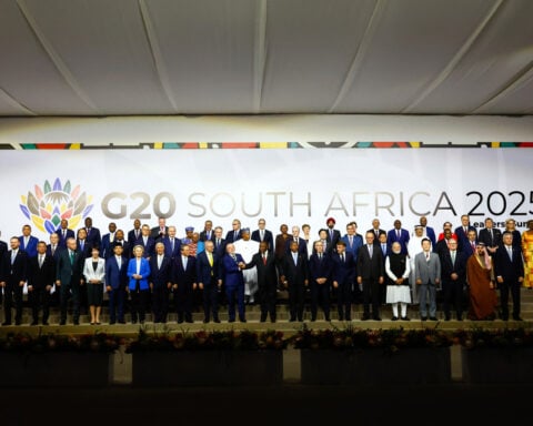 Leaders adopt a declaration at the start of South Africa's G20 summit despite US opposition