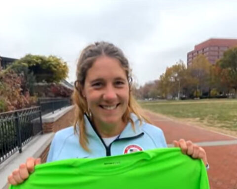 Pregnant cancer survivor takes on Philadelphia 8K, her toughest test since 2024 Olympics